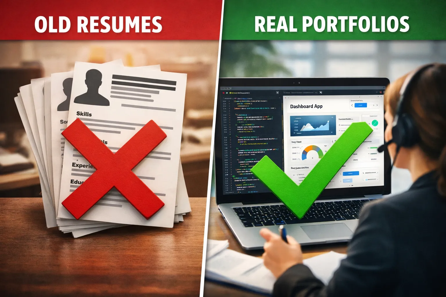 Why Real Project Portfolios Are Killing Traditional Resumes 💼🚀